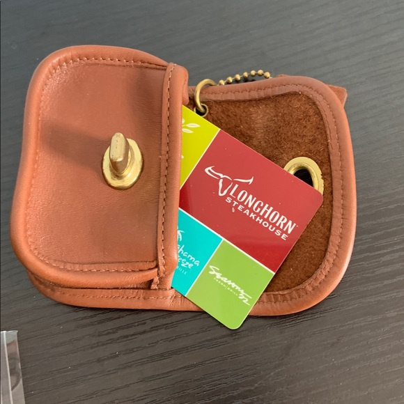 Vintage Coach City Coin Case Keychain - Picture 14 of 16